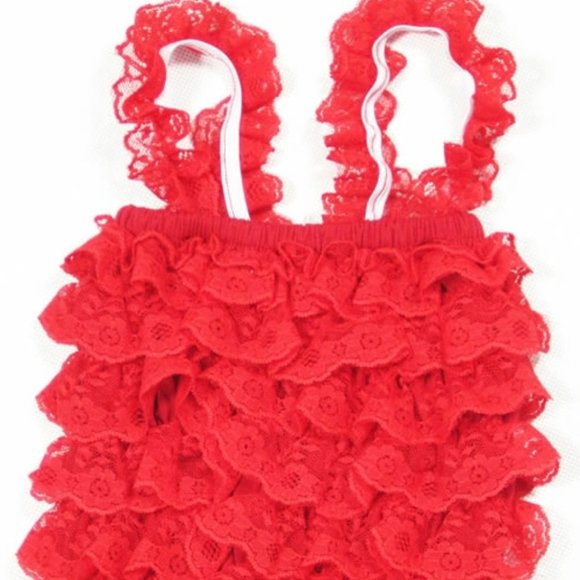 One Piece Lace Romper - Picture 5 of 6